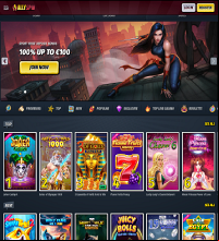 AllySpin Casino Screenshot