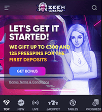 Beem Casino Screenshot