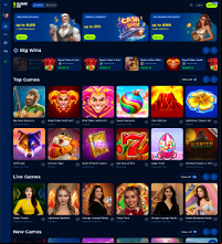 BillionaireSpin Casino Screenshot