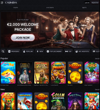 Casinova Casino Screenshot