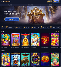 CaZeus Casino Screenshot