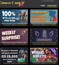 Conquer Casino Screenshot