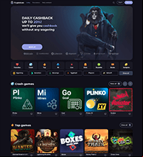 CryptoLeo Casino Screenshot