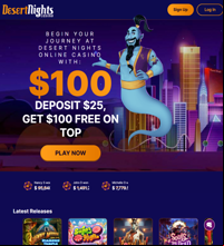 Desert Nights Casino Screenshot