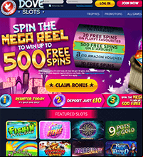 Dove Slots Casino Screenshot