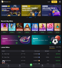 FortuneJack Casino Screenshot