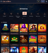 Greatspin Casino Screenshot