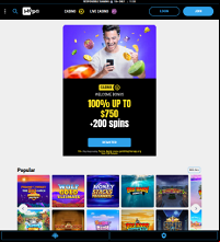 Hopa Casino Screenshot