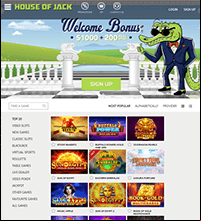 House of Jack Casino Screenshot