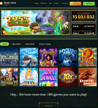 Irish Luck Casino Screenshot