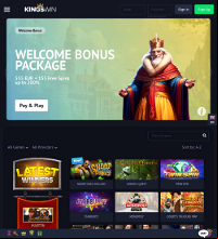 KingsWin Casino Screenshot