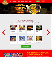 Lucky Hippo Casino Screenshot