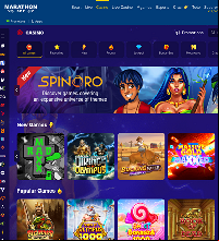 MarathonBet Casino Screenshot