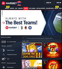 Marsbet Casino Screenshot