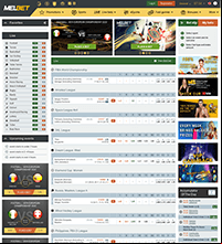 Melbet Casino Screenshot