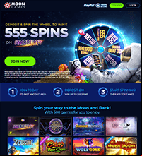 Moon Games Casino Screenshot