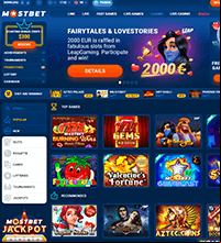 Mostbet Casino Screenshot