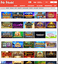Mr Mobi Casino Screenshot