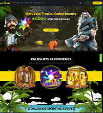Palmslots Casino Screenshot