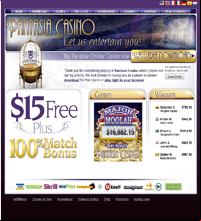 Pantasia Casino Screenshot