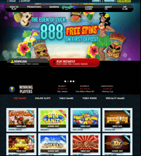 Paradise 8 Casino Screenshot