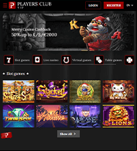Players Club VIP Casino Screenshot