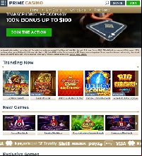 Prime Casino Screenshot
