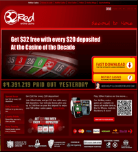 32Red Casino Screenshot