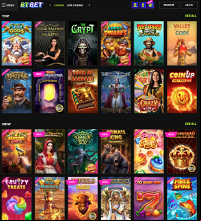 RTbet Casino Screenshot