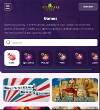 Shazam Casino Screenshot