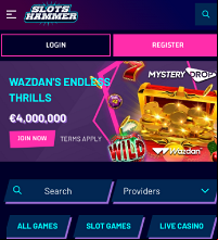 SlotsHammer Casino Screenshot