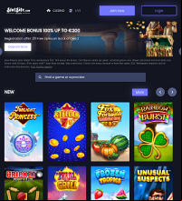 SlotSite.com Casino Screenshot