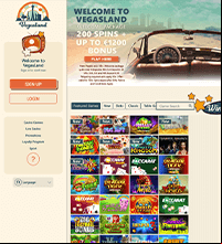 VegasLand Casino Screenshot