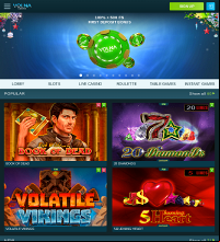 Volna Casino Screenshot