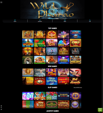 WildPharao Casino Screenshot